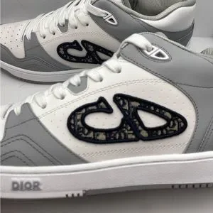 Dior | Shoes | B57 Midtop Sneakergray And White Smooth